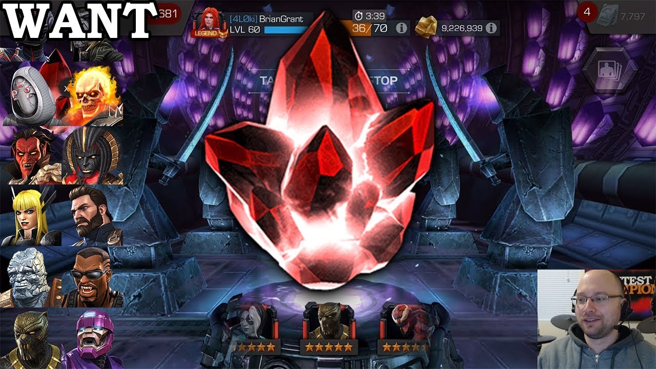 6x 5-Star Crystal Opening | Marvel Contest of Champions