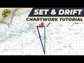 Working with Set and Drift on a Nautical Chart