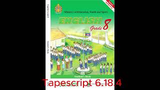 English grade 8 Tapescript 6.18.4