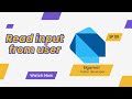 How to read input from user in dart