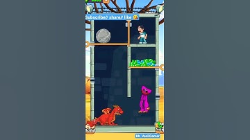 huggy pull pin - brain puzzle walkthrough gameplay🔥😍!! #shorts #mrveoligamer #gamingshorts #puzzle