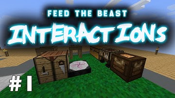 HOW DO YOU MAKE PLANKS? - FTB Interactions #1!