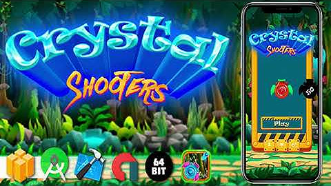 Crystal Shooters Android iOS Buildbox Game Template with AdMob Interstitial Ads | Codecanyon