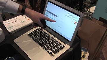 Fitbit Aria Wi-Fi Smart Scale at CES 2012