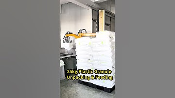 unpacking and feeding robot #depalletizing #depalletizer #palletizer #industrial robot #plastic