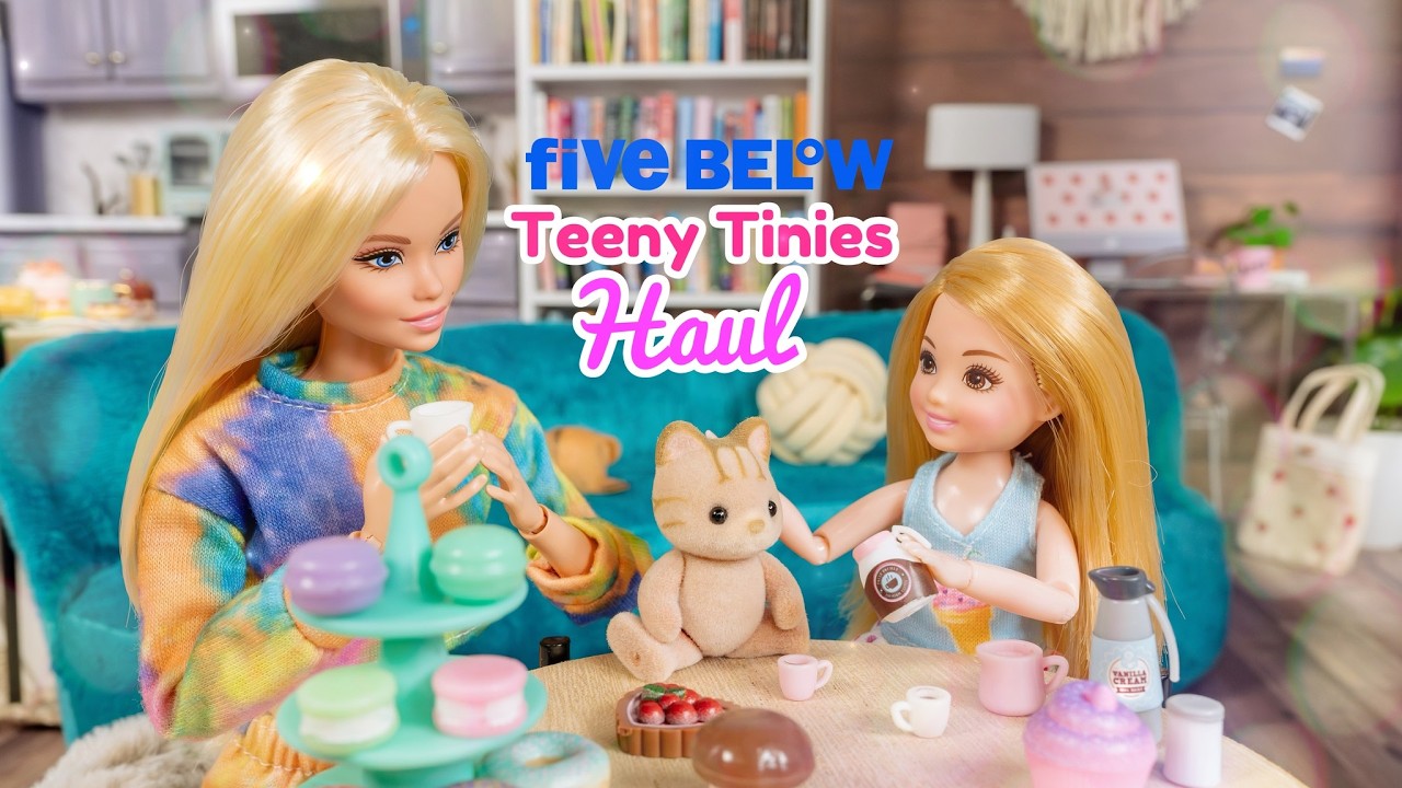 Teeny Tinies : Greek Food, 90s Lunch, Sweets & Gelato | Are They a Good Size For Barbie?