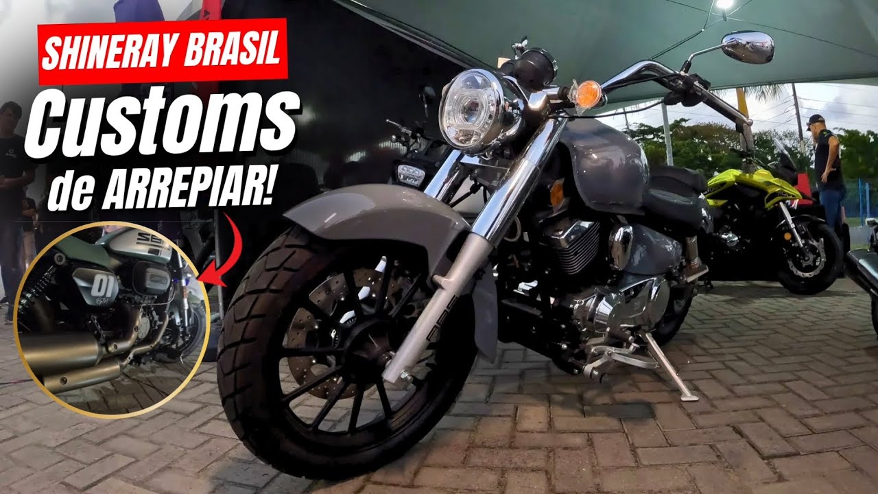 Modelos CUSTOM da Shineray/SBM Brasil, APROVADOS? - Ouça o RONCO da MÁQUINA!