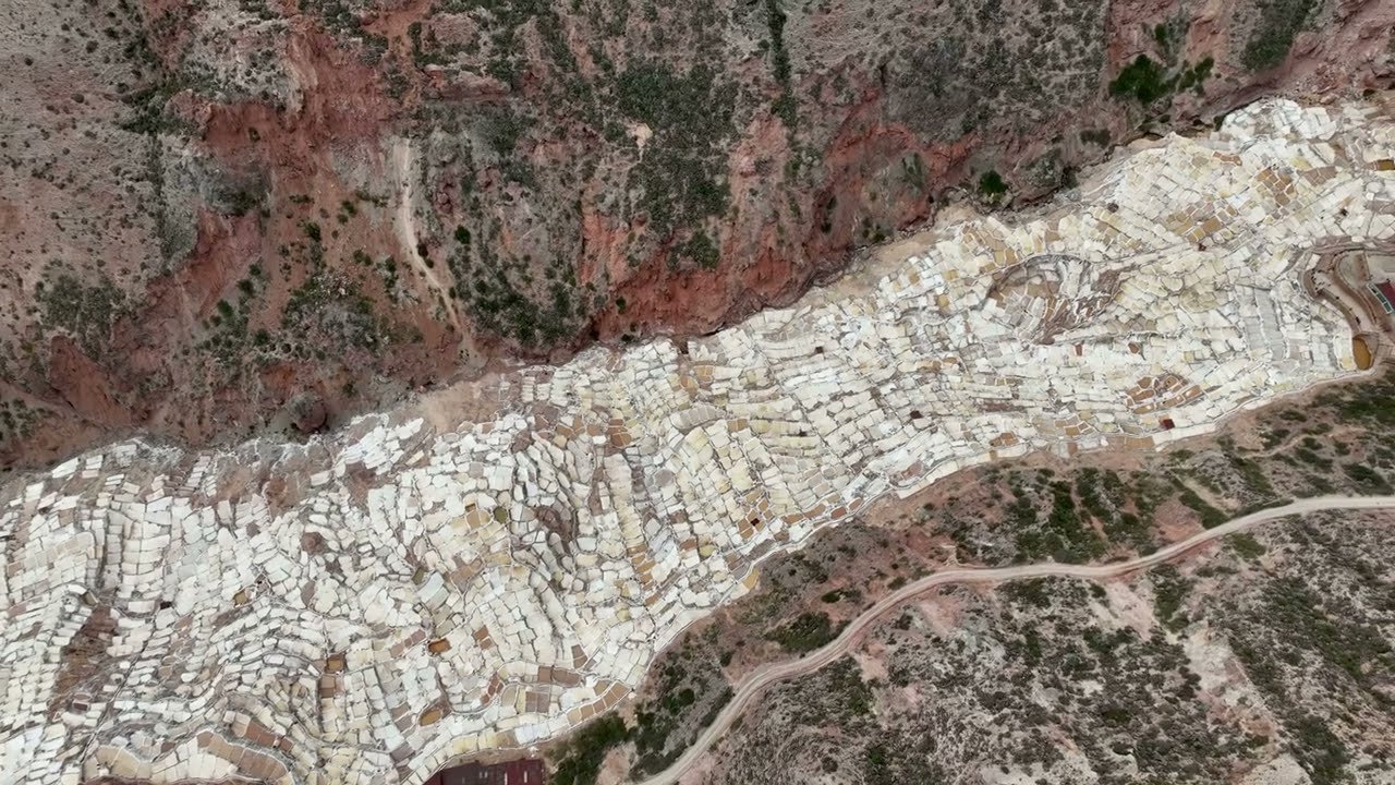 The Salt Mines of Maras in Peru