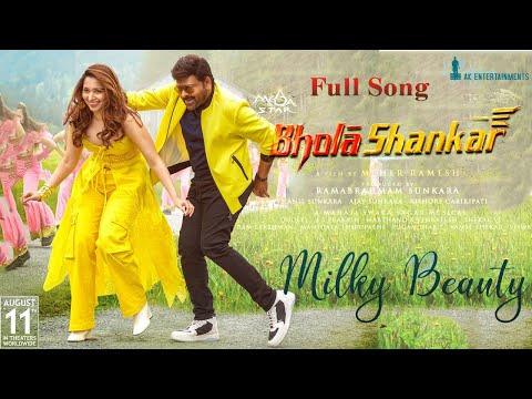 Milky Beauty Song, Chiranjeevi, Tamannaah, Mahati Swara Sagar.#Bholaa Shankar Movie,#MilkyBeautySong