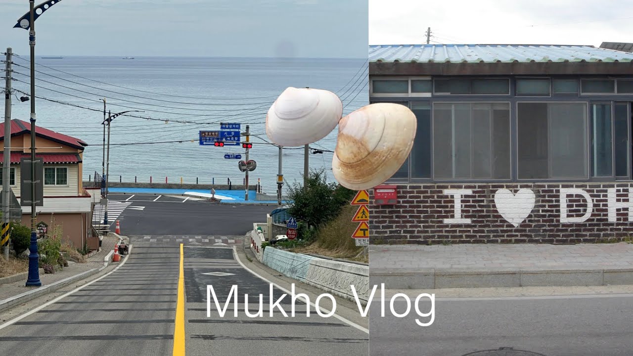 🐚 Mukho Vlog. 나혼자 묵호 당일치기 브이로그 | 동북횟집•논골담길•103lab•무코야선물가게•망상해변•어달삼거리•리모네젤라또 |