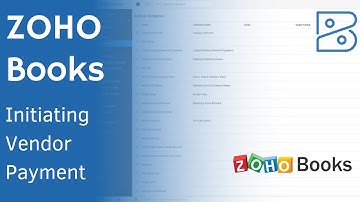 ZOHO Books Vendor Creation and Vendor Payment via ICICI Bank Online Integration
