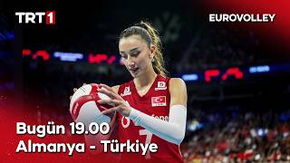 Almanya-Türkiye karşılaşması bu akşam saat 19.00’da TRT 1’de.📺