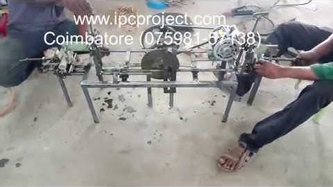 Double side shaper using scotch yoke mechanism / dual side shaping machine by using scotch yoke