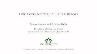 Line Coverage with Multiple Robots [ICRA 2020]