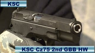 KSC Cz75 2nd ガスブロ HW レビュー＆実射