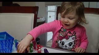Genevieve Plays With Care Bear Toys