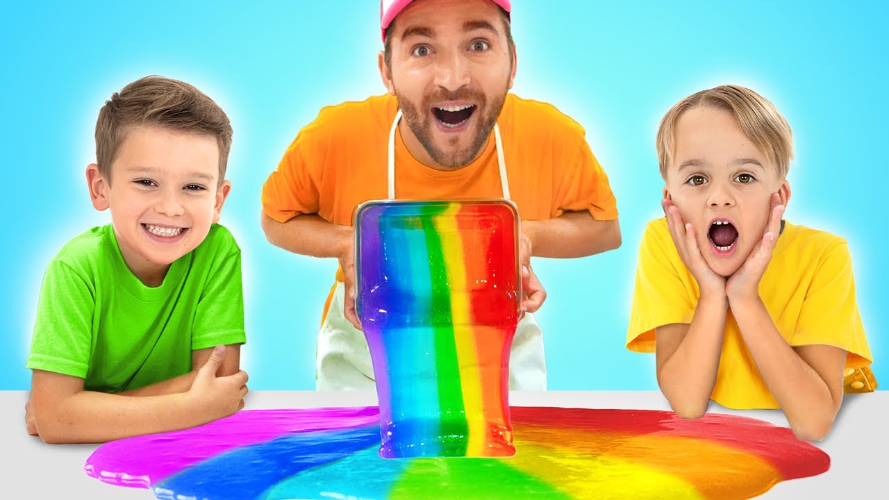 Приключения со слаймом для детей — Забавные истории игрушек