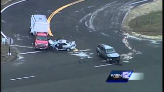 Three vehicles crash in Grafton