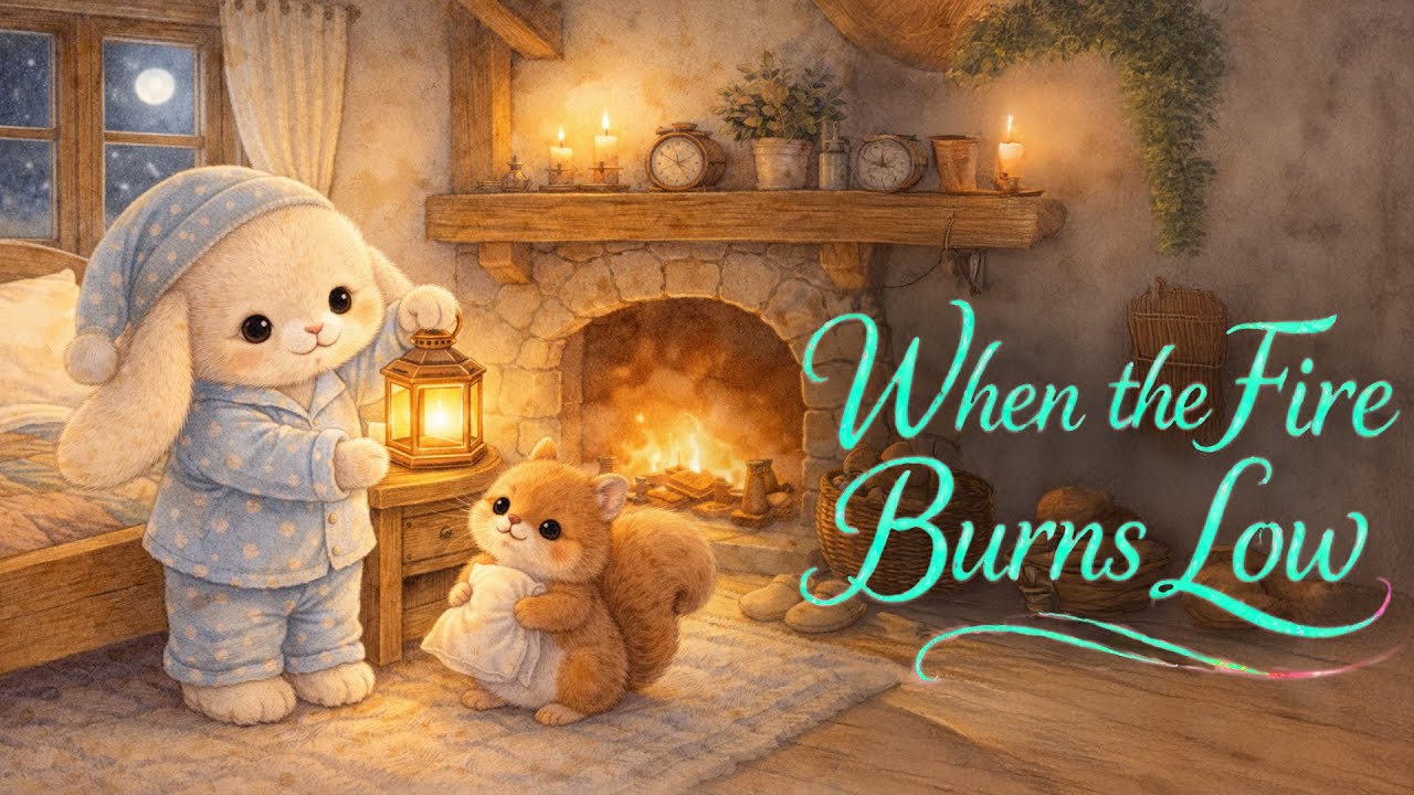 Hearthlight Nights 🔥 When the Fire Burns Low | Gentle Ambient Music