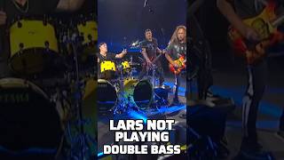 Lars Ulrich not really playing double bass drum #larsulrich #metallica #drums