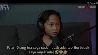 Fajar: Orang Tua sudah Tidak Ada, Tapi Bapak/Ibu saya masih ada😁🤣😂