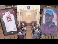 Family  friends coaches  teammates remember Ryan Mallett at Razorback greats funeral