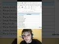 Split Name and Birth Year in Excel (Without Formulas) #excelhacks #exceltips #officehacks