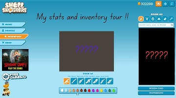 My inventory tour part 2 | shellshockers