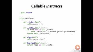 Python: Callable Instances