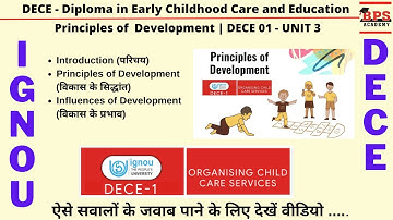 Principles of Development | DECE 01 - UNIT 3 | IGNOU- DECE