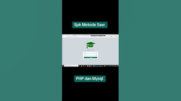 Sistem Pendukung Keputusan #softwareengineer #webdeveloper #programming #anakit #teknikinformatika