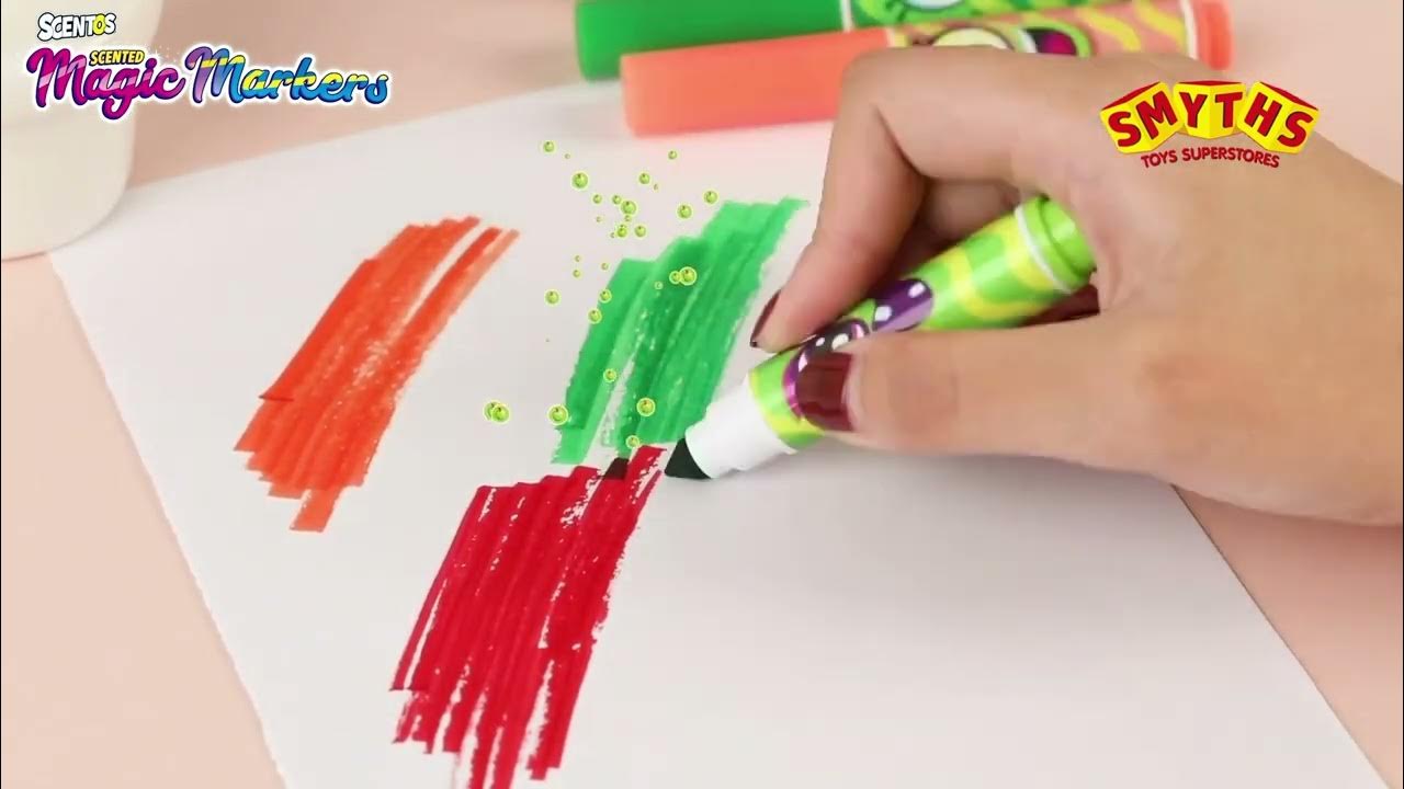 Scentos Magic Markers Activity Set Smyths Toys YouTube