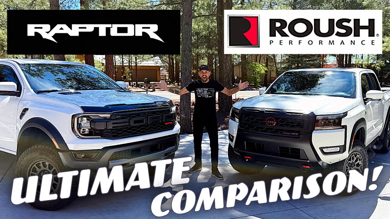 Roush Ranger Raptor Ranger Raptor VS Roush Frontier! Midsize Truck Showdown! My Comparison ...