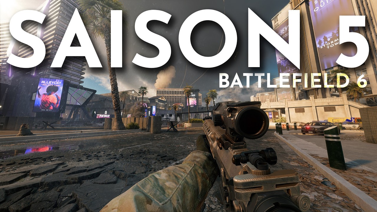 J'ai joué à la Saison 5 de Battlefield 6 : Vegas Strip et Zone 51 en avant-première !