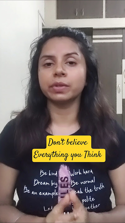 Thoughts Vs Thinking? 🤔 #mendwithpoonam #overthingking #novelshorts #dontbelieveeverythingyouthink