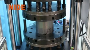 Stator coil shaping final forming machine