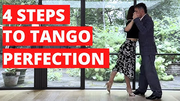 The Secret to a Powerful Tango Walk (4-Step Method) // For Leaders & Followers 👣