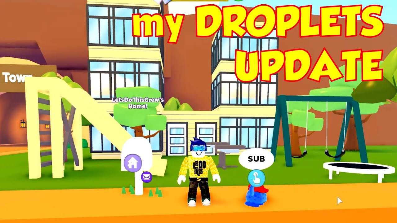 My Droplets Update New Playground House Package Youtube - mermaid beach castle roblox my droplets part 1 loft beach