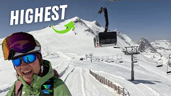 6 Minutes Skiing The Highest Piste | Grand Motte, Tignes, French Alps