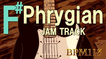 F# Phrygian Mode Scale - Groove Jam Backing Track