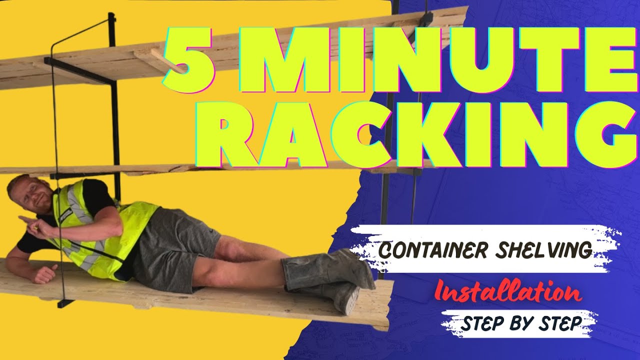 Connect Box Inside Racking System Install This in 5 Minutes – Modular Container Racking Demo (Step-by ...