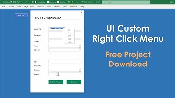 VBA UI UX-19: How to add Right-click context menu to UserForm Controls
