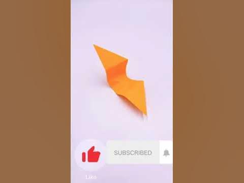 Бумажная летающая птица #бумажнаяптица #делаемсвоимируками # ...
