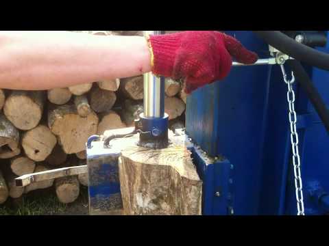 20 t Okomiti CJEPAČ DRVA kućne izrade - Vertical log splitter (homemade)