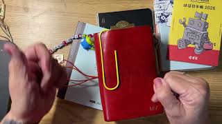 Hobonici A6 1/2 year planner and Stalogy Notebook first impression.