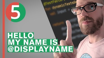 Expressive Method Names in JUnit 5: @DisplayName