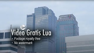 #54 Video Gratis - Gedung-gedung Di Jakarta  video/footage gratis Lua 1080 60fps