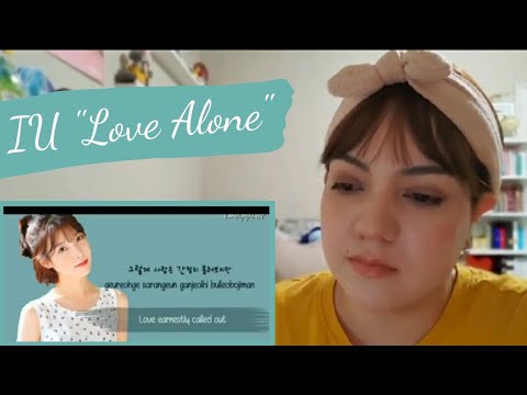 IU (아이유) "Love Alone" Lyric Video | Reaction