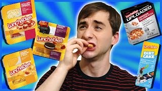 TASTING DIFFERENT LUNCHABLES TASTING DIFFERENT LUNCHABLES