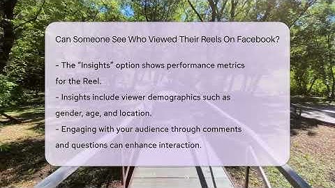Can Someone See Who Viewed Their Reels On Facebook? - Everyday-Networking